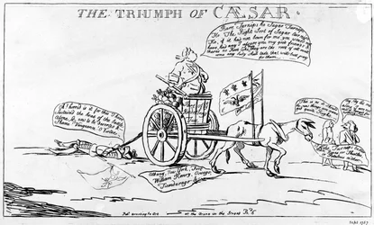 Der Triumph von Caesar, 1757